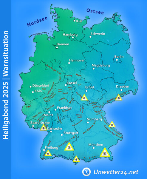 Schnee Heiligabend 2025