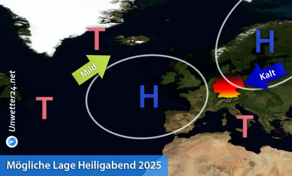 Wintereinbruch Weihnachten 2025