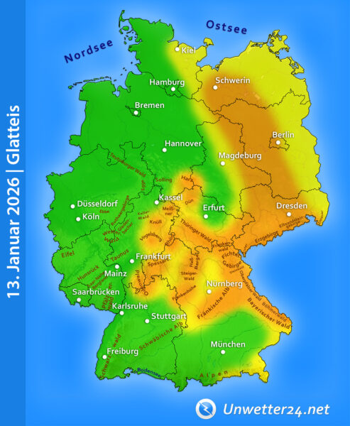 Glatteis 13. Januar 2026