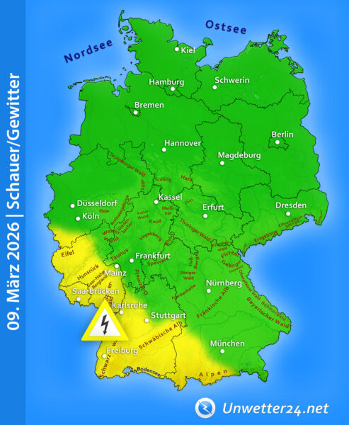 Erste sommerliche Gewitter 2026