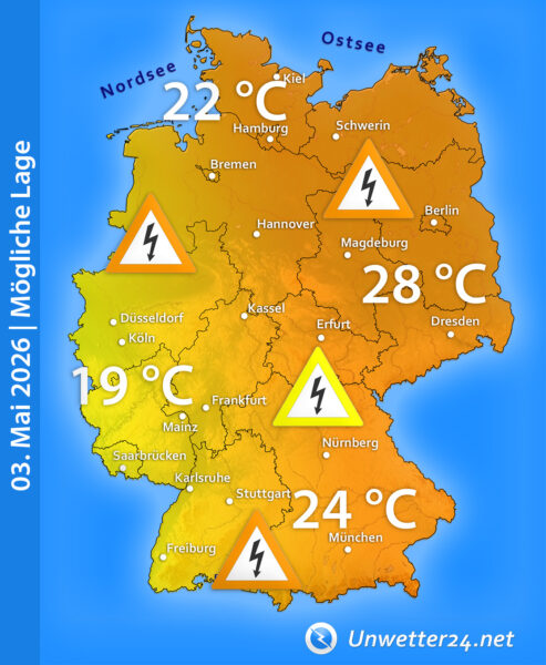 Mögliche Lage am 03. Mai 2026
