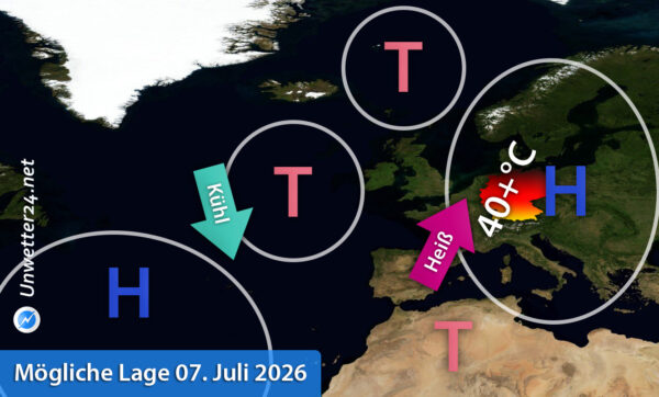 Neue Hitzewelle Anfang Juli 2026