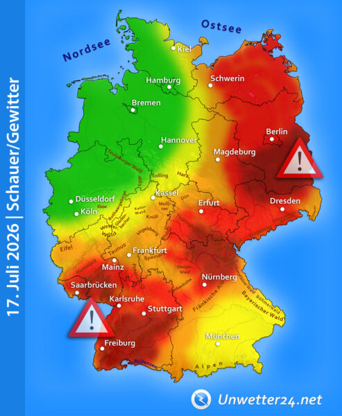 Schwere Unwetter beenden Hitzewelle Juli 2026